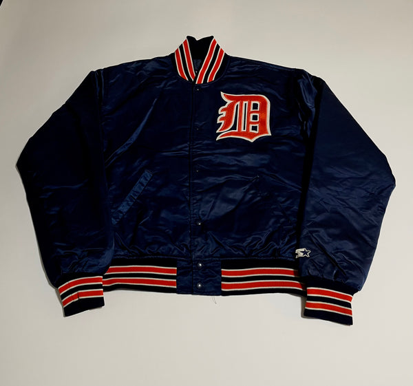 90s Vintage Detroit Tigars STARTER varsity jacket L