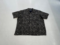 90s Polo RalphLauren CLAYTON Black Flower Shirt XL