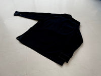 90s Vintage Polo Country Corduroy Loop Shirt XL Black