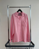 90s Vintage RalphLauren Silk&Linen L/S Shirt XL Pink