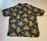 90s RalphLauren Rayon “SHIP” Shirt XL