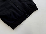 80s Vintage Varsity Jacket Black L