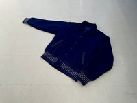 90s Varsity Jacket RoyalBlue