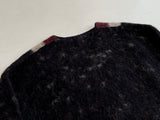 50s Vintage Alfred Mohair Pullover Knit Black L