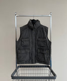 80s EddieBauer Fishing Puffer Vest XL HeatherGray