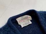 Fuzzy 50s Vintage Jersild Mohair Cardigan L Navy