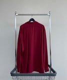 90s Vintage RalphLauren Rayon Loop Shirt XL Burgundy