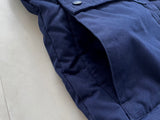 80s EddieBauer Puffer Vest L DeepNavy