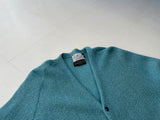 60s Scudder Alpaca Cardigan XL Emerald