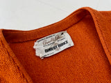 60s ArnoldPalmer Alpaca Cardigan L Orange