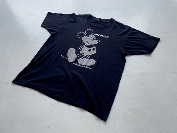 90s Vintage MickeyMouse T-shirt Black&White