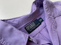 90s Vintage Polo RalphLauren Silk&Cotton Shirt M Lavender