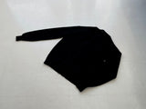 50s Pebble Beach Wool Cardigan 46 Black