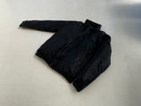 80s Eddie Bauer Leather Puffer Jacket L Black