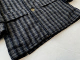 50s SportKing Ombré Wool Coat Black&Gray