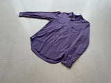 90s Vintage Polo RalphLauren Silk&Cotton Shirt M Lavender