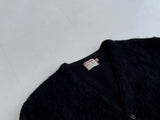 50s Vintage Mcgregor PowderSnow Mohair Cardigan Black XL