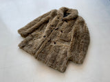 70s LAKELAND Fur Coat 38