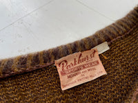 50s Parkhurst Mohair Sweater L Brown