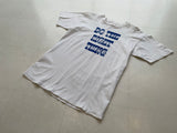 90s Vintage DO THE RIGHT THING T-shirt L White