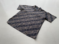 90s RalphLauren VINTAGE CAMP OpenCollar Shirt M Slant Paisley