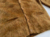 SuperFuzzy 50s WAREPRATT CO Mohair Cardigan XL GoldenBrown