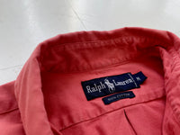 90s Polo RalphLauren BD L/S Shirt M SalmonPink