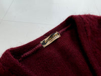 60s Vintage PURITAN Mohair Sweater Burgundy