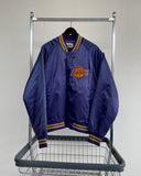 90s Vintage Lakers ChalkLine Varsity Jacket L