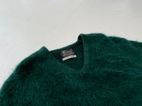 60s Sears Premier Mohair Sweater M DeepGreen