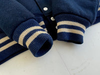 60s Vintage Varsity Jacket Navy