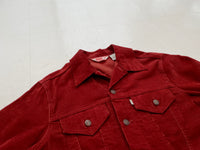 70s Levi’s Corduroy Trucker Jacket 42 Wine