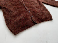 SuperFuzzy&Heavy 50s DRUMMOND Mohair Cardigan XL Brown