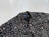 90s Polo RalphLauren CLAYTON Black Flower Shirt XL