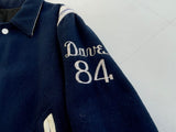 60s Vintage Varsity Jacket Navy