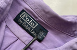 90s Vintage Polo RalphLauren Silk&Cotton Shirt M Lavender