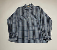 50s vintage Richman Brothers Ombre check shirt BlueXNavy L