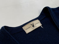 60s Vintage PLAYBOY Aclyric Wool Cardigan Navy