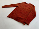 60s Vintage BRENTWOOD Mohair Sweater Orange&Gold L