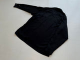 Vintage RalphLauren 50s Style 100%Rayon Shirt L Black