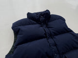 80s EddieBauer Puffer Vest L DeepNavy