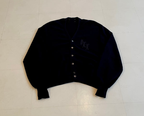 60s Vintage Wool Cardigan DeepNavy