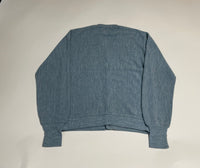 80s vintage The Fox sweater cardigan Blue gray L