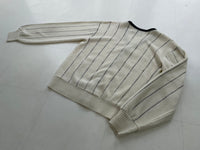 70s Vintage Arnold Palmer Wool Striped Cardigan L