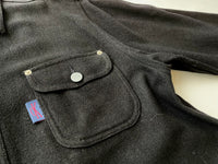 90s CalvinKlein Wool Choir Jacket L Black