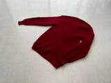 50s Vintage LORD JEFF Mohair Cardigan M Burgundy