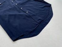 90s Vintage Ralph Lauren BENFORD L/S Shirt L Navy – NO BURCANCY
