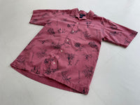 90s RalphLauren “Fishing” Shirt SalmonPink XL