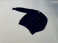 80s The Fox Sweater Acrylic Cardigan M Navy