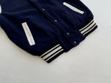 90s Vintage Varsity Jacket Navy